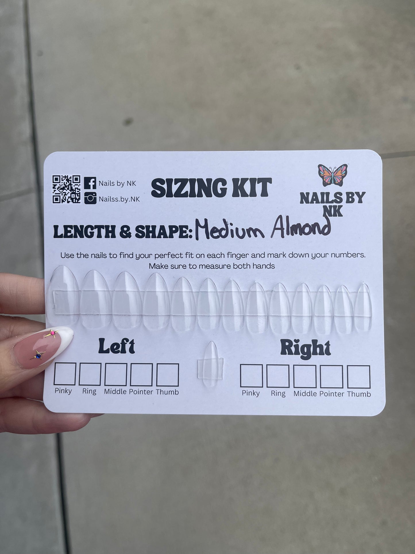 Sizing kit