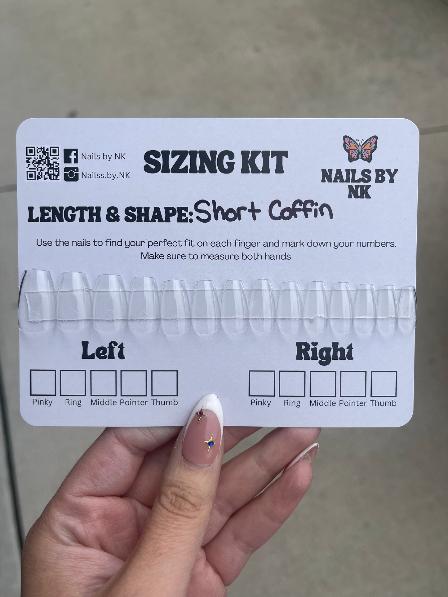Sizing kit